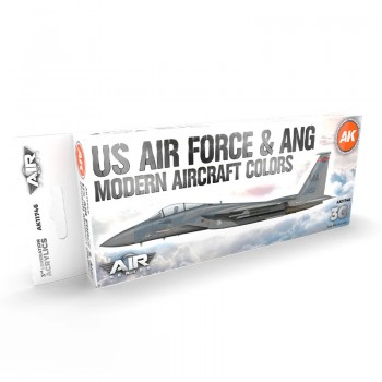 AK Interactive - US Air Force & Ang Modern Aircraft Colors Set 3G AK11746